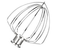 6-Wire Whip Attachment Compatible with Kitchen Aid 4.5-5 Quart Tilt-Head Stand Mixer, Upgraded Stainless Steel Attachment Egg Cream Stirrer, Dishwasher Safe