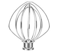 6-Wire Whip Attachment Tilt-Head Stand Mixer Replace K45WW Stainless Steel Eggs Heavy Cream Cakes Mayonnaise Whisk
