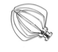 6 Wire Whisk 4.5-5 QT K45WW Stainless Steel Egg Beater Attachment,Compatible for Kitchenaid,Mixer Fits Tilt-Head Stand Fast Whipping Convenient