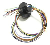 6 Wires 12 Wires 2A 5A 10A 15A 20A 30A Slip Ring Manifold Rotary Ring Electrical Contact Rotary Electrical Joint Rotating Coupling