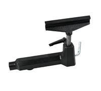 6" Wood Lathe Cast Iron Tool Rest with 10" Quick Lever Lock Base, Ø16mm Post, 75mm High Post, 0.015mm Precision, for Wooden Pen Bead Spoon Bowl＜Ø180mm Turning, DIY Hobbyist Beginners