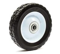 6 x 1.5 Inch Lawnmower Steel Wheel & Solid PU Tyre 6" Diamond Tread Mower 6x1.5
