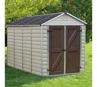 6 x 10 Palram - Canopia Skylight Plastic Apex Shed - Tan