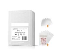 6" x 10" Precut Bags, 200 Count, Vacuum Sealer Bags for Food, Heavy Duty, Great for Food Storage, Sous Vide and Meal Prep, Wevac