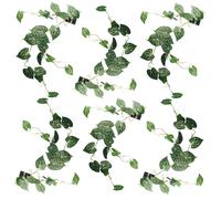 Leaf Design 6 x 100cm Artificial Hanging Trailing Rounded Ivy Plant