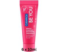 6 x 10ml Curaprox Be You Toothpaste Gentle Whitening Microplastic Free