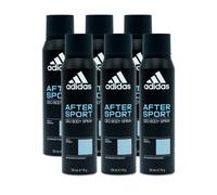 6 x 150ml Adidas 48H Cool & Aromatic Deodorant Spray - After Sport