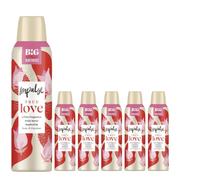 Impulse True Love Body Spray Deodorant 6 x 150 ml