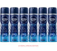 150ml Nivea Men Fresh Active 48h Deodorant Spray Without Aluminum Antiperspirant