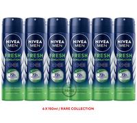 150ml Nivea Men Fresh Ocean 48h Deodorant Spray Without Aluminium Care Complex