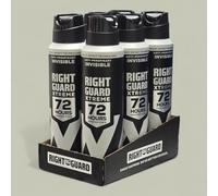 6 x 150ml Right Guard (Men, Invisible)
