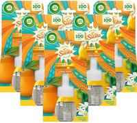 6 x 19ml Air Wick Electrical Plug in Air Freshner Oil Refills - La Siesta (Citrus Fresh)