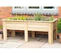 6 x 2 Forest Garden Large Kitchen Garden Planter - Pressure Treated