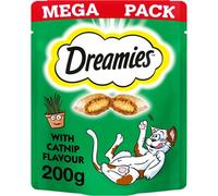 6 X 200G Dreamies Cat Treats With Catnip