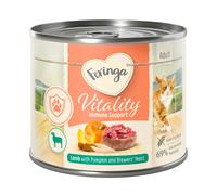 6 x 200g Feringa Vitality Wet Cat Food - 20% Off! * - Immune with Lamb (6 x 200g)
