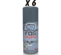 6 x 200ml Fog Mist Repellent Car Windscreen Glass Mirror Clear Spray