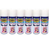 6 X 200ml Quick Ice Remover Anti-Bacterial Fridge Freezer De-Icer Spray Deicer Spray Fridge Cleaner Genuine Fresh & Bright LNL