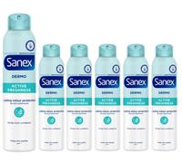 6 x 200ml Sanex Dermo Active Freshness 48H Antiperspirant Deodorant Spray