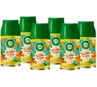 6 x 250ml Air Wick Citrus Fresh La Siesta Pure Aerosol Air Freshener