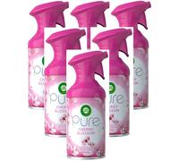 6 x 250ml Air Wick Pure Air Freshner Spray - Cherry Blossom