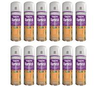 6 X 250ml Clear Yacht Varnish Spray Exterior Interior Waterproof All Purpose LNL