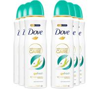 6 x 250ml Dove Advanced Care Pear & Aloe Vera Scent Deodorant Spray 72h Anti
