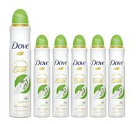 6 x 250ml Dove Cucumber & Green Tea Scent Anti-perspirant Deodorant