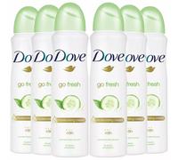 Dove Women Anti-Perspirant Deodorant Spray, Cucumber & Green Tea, 3 Pack, 250ml