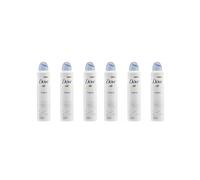 6x Dove Original Deo Deodorant Spray 250ml 0% Alcohol! 48h!