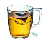 (6 x 250ml) Luminarc 90ml 250ml Leaf Clear Glass Mug Coffee Cup Tea Espresso Hot Drink