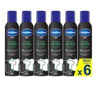 6 x 250ml Vaseline Double Invisible 48H Pro Derma Anti-Perspirant