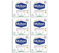 6 x 28 Milton Sterilising Tablets for Cleaning Baby Feeding Accessories and Breastfeeding Equipment Cleaning Baby Bottles Rinse-Free Ideal for Travel Home Household Hygiene (168 Tablets)