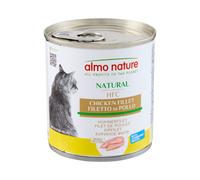 Almo Nature Hfc Natural Chicken Fillet Wet Cat Food Tins 280g (Pack of 12)