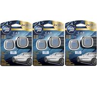 6 x 2ml Ambi Pur Car Air Freshener Vent Clip On Diffuser+ Refill - Ocean