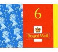 6 x 2nd Class Standard Stamps Royal Mail Post Office