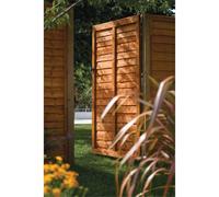 6 x 3 Traditional Lap Fence Gate Pressure Treated Cheshire Natural One Size