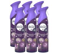 6 X 300 ml Febreze Air Mist Air Freshener Spray - Sugarplum Delight