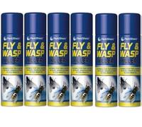6 X 300ml Fly And Wasp Killer Spray Kills Flies Wasp Flying Ant Midges Mosquitoe (1300)