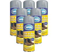 6 x 300ml Sho, Boot Cleaner Spray For Leather Fabric Canvas Protect