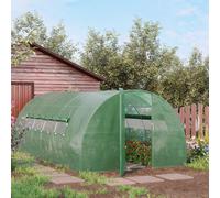 6 x 3M Reinforced Walk-in Polytunnel Garden Greenhouse Outdoor Steel Frame