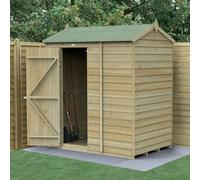 4LIFE Reverse Apex Shed 6x4 - Installation Included / Without Base / 0