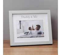 6' x 4' - Bambino Daddy & Me Frame in Lidded Gift Box, Grey