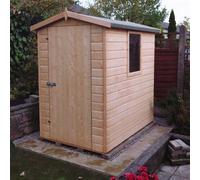 6 x 4 Shire Lewis Premium Apex Shed in Shiplap