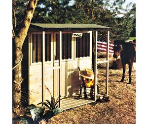 6 x 4 Shire Wild West Playhouse in Shiplap