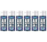 6 x 400ml Compressed Air Duster Spray Can Cleans Protects Laptops Keyboards HLU