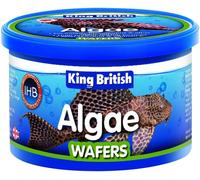 6 x 40g King British Algae Wafers For Catfish, Plecostomus & Other Algae Fish