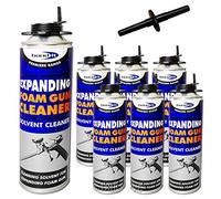 6 x 500ml Expanding Foam Gun Cleaner Professional Can Solvent Cleaning /Remover