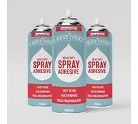 6 x 500ml Multipurpose Heavy Duty Contact Spray Adhesive Waterproof Quick Drying Quick Sealing - Ideal for Carpet, Floors, Fabric, Upholstery, Foam, Vinyl, Car Headlining