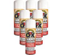 6 X 500ml MultiPurpose Spray Adhesive Glue, Paper Craft Carpet Fabric