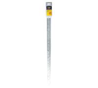 6 X 50CM STAINLESS STEEL RULER METAL RULE METRIC IMPERIAL ENGINEERING CONVERSION